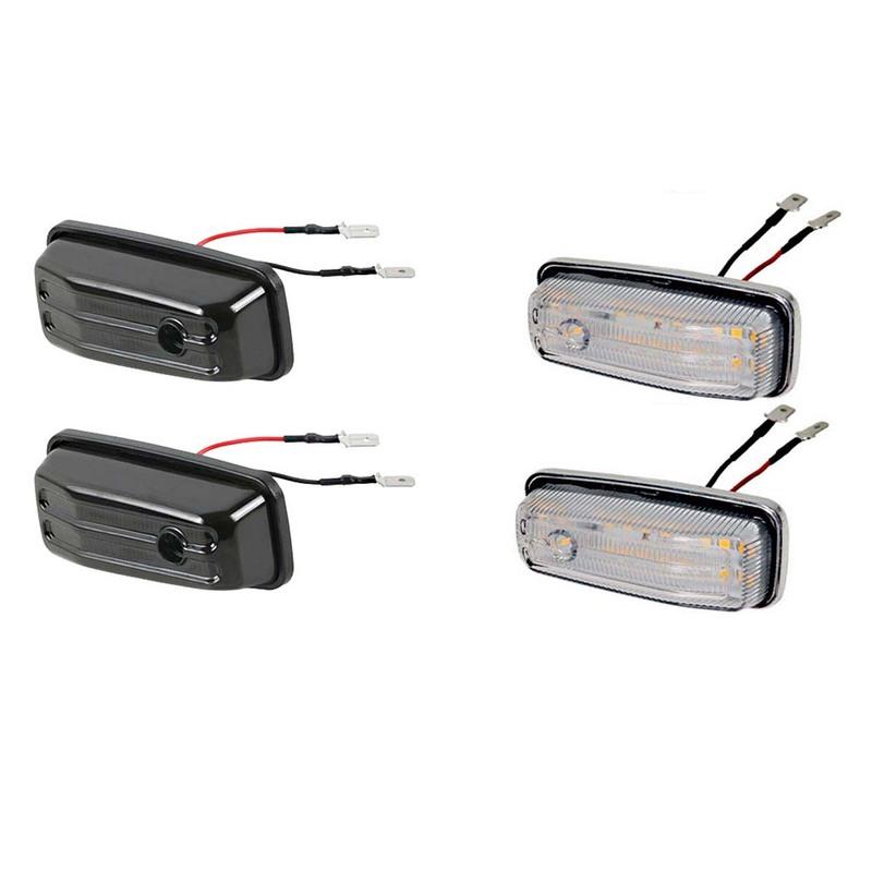1 Pair 12V 5000K LED Side Marker Light 46301510, RB-176CA For Mercedes-Benz W461 W463 G-Class G500 G550 G55 G63 G65 1986-2002