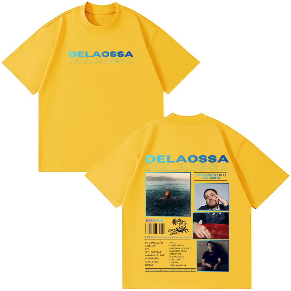 Rapper Delaossa Veneno Album Tour T Shirt Unisex Unisex Hiphop Fashion Harajuku T Shirts Vintage Summer Cotton Gothic Punk Tshirt
