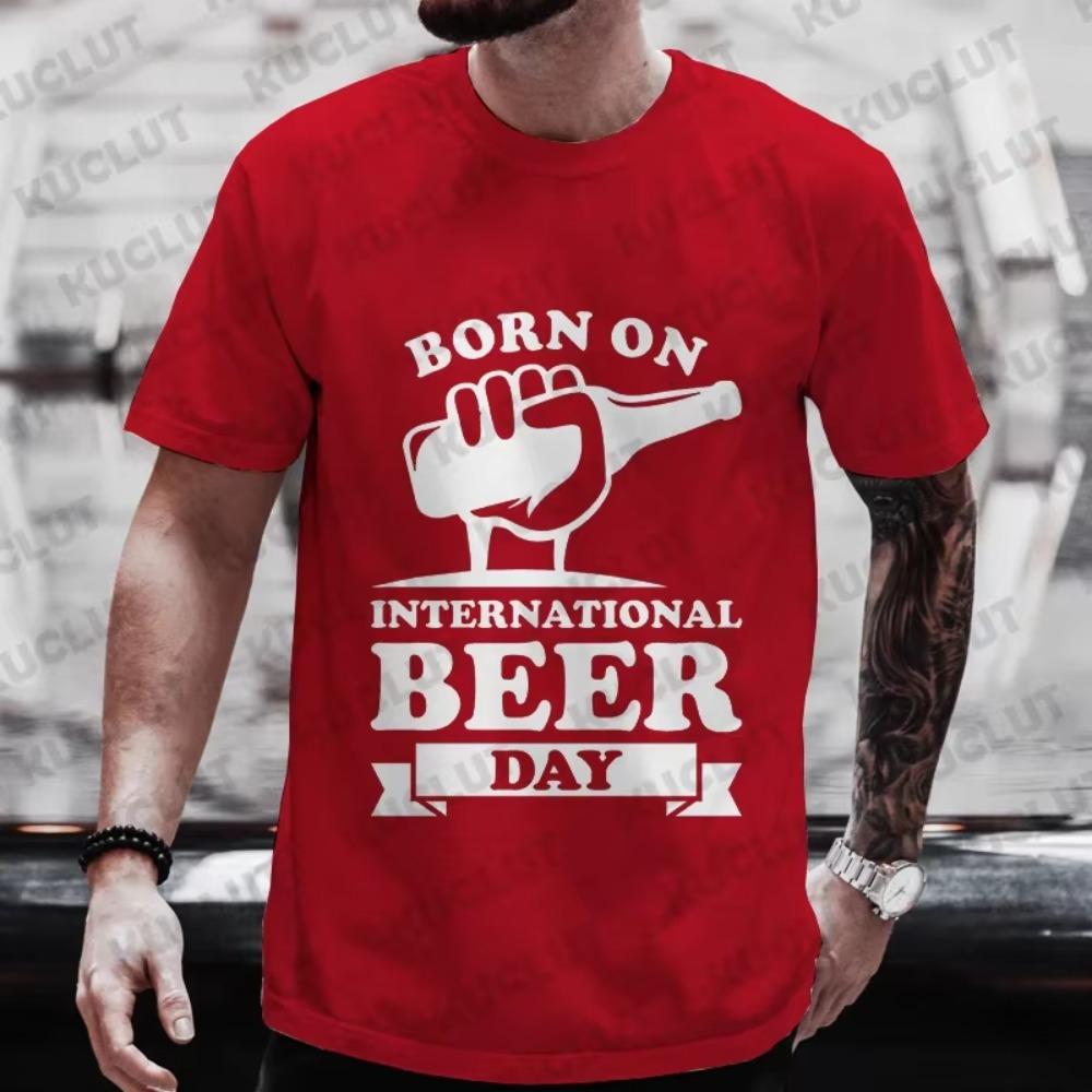 Мужские футболки Футболки с графическим принтом Beer DAY Футболки для мальчишников Друзья Футболки для выпивающих Team Сочетающаяся одежда Уличная одежда Одежда 2000 года