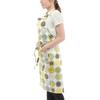 Vita Home Apron Simple Long Nordic Pico Green Cotton Made In Japan 100% Las_002_gr