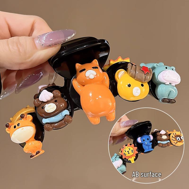 Заколка для волос в корейском стиле с бантом в горошек - Элегантная и универсальная