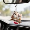 Keychain Loop Car Ornament Acrylic Animal Ornament  Valentine's Day