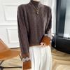 Women's Cashmere Sweater 30% Cashmere 70% Wool Autumn and Winter Cashmere Pullover Thickened Soft and Warm