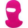 3-Hole Knitted Full Face Cover Ski Mask, Adult Winter Balaclava Warm Knit Full Face Mask for Outdoor Sports