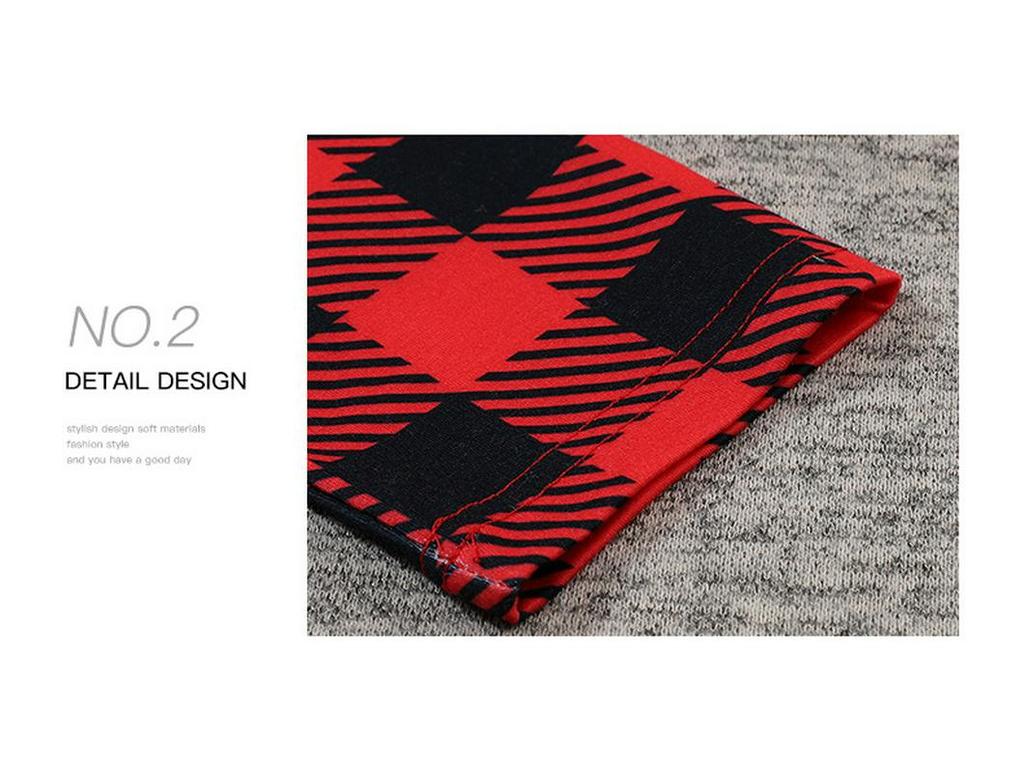 Shiying Плед Колорблок Вафельный Свитшот - Женский Повседневный Осенне-Зимний Топ на Пуговицах