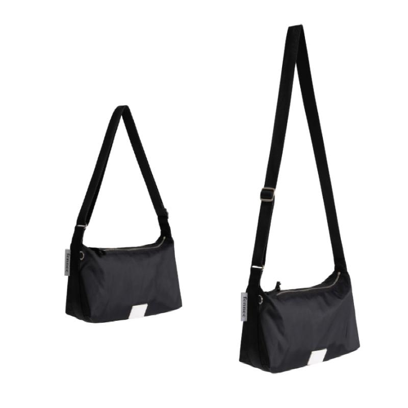 Мини-сумка-хобо Fennec, черная