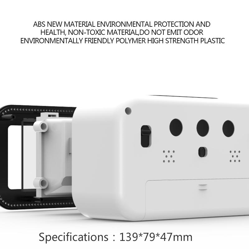 Цифровой электронный будильник, термометр-календарь, бесшумные настольные часы, функция сна, офисная светодиодная подсветка, письменный стол