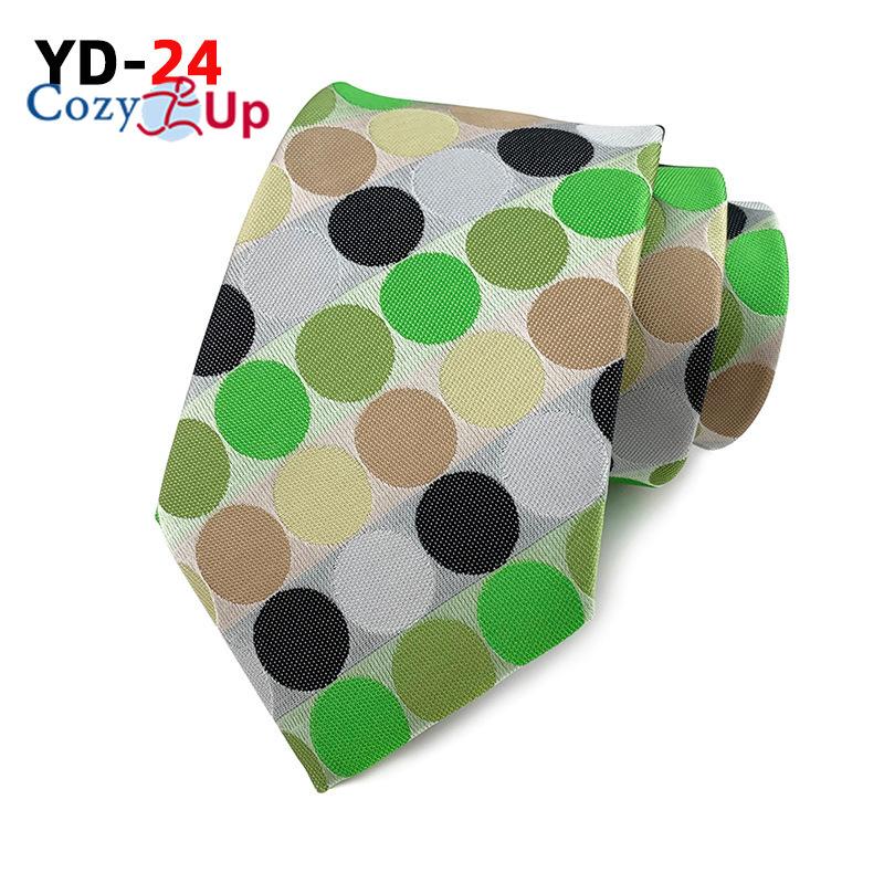 3,15-дюймовый модный мужской галстук в горошек в горошек с узором Пейсли для свадьбы