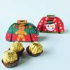 12Pcs 2024 Merry Christmas Cartoon Sweater Christmas Candy Box Kids Chocolate Gift Packaging Box Decor  Year Party Supplies