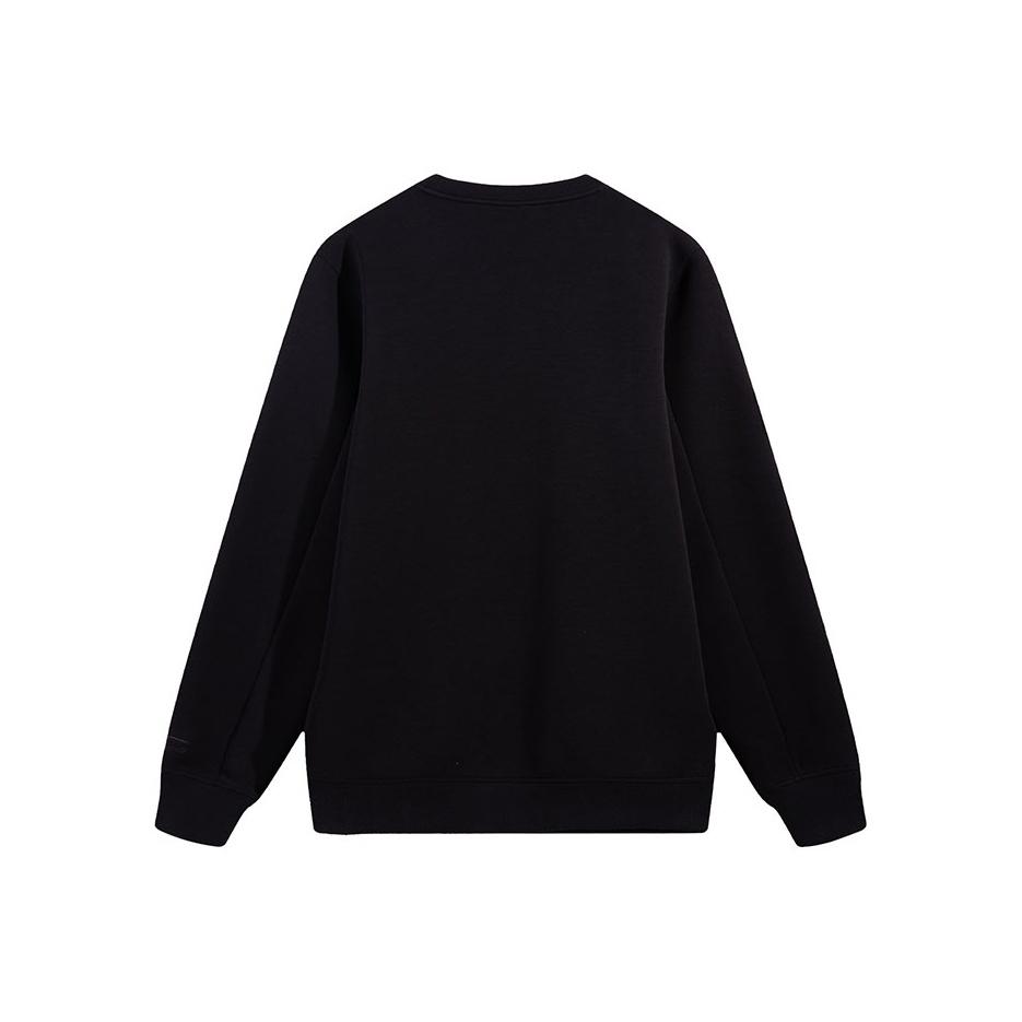 Li Ning Пуловер с круглым вырезом Модный спортивный стиль Повседневный Комфортный Модный Универсальный Простой Энергичный Свитшот Мужской свитшот AWDVH39-1