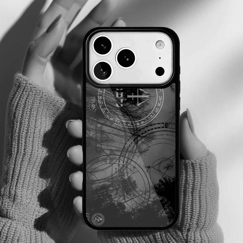 Чехол для телефона с печатью Сигила Люцифера для iPhone 17 Air 16e 15 14 13 Pro Max Задняя крышка для 12 11 Pro Coque