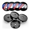 2026 Hot 4Pcs ABS 60/63/68mm Wheel Center Cover Hub Cover Logo For BMW 1 3 5 7 Series M Performance M3 M5 M6 F01 F20 F10 F13 F15 F16 F30