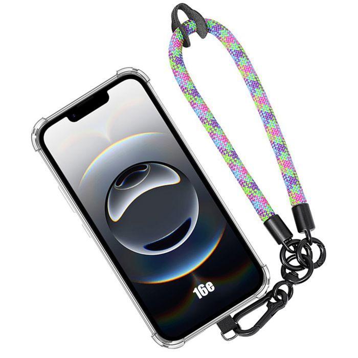 Protective Case for iPhone 16th - BOOLING - Multicolor - Shockproof - Durable Silicone - Removable Wristband