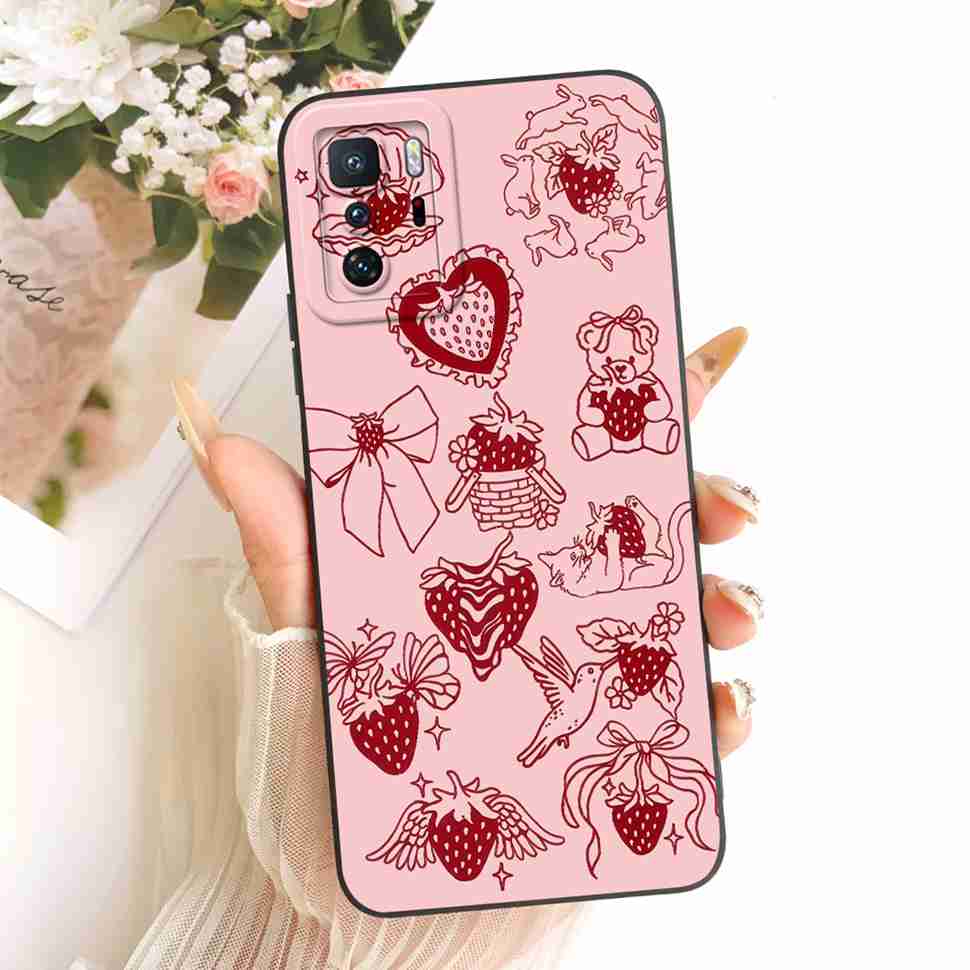 Hot For Redmi Note 10 Pro China Case Luxury Flower Butterfly Silicone Back Cover For Redmi Note 10Pro 10 PRO 5G 6.6" Phone Cases