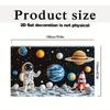2D Kids Space Astronaut Tapestry, Planets Moon Wall Hanging for Bedroom & Playroom