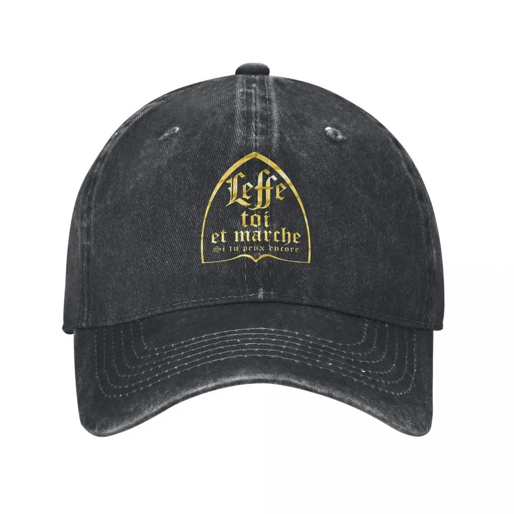 Пиво Leffe Французский текст Алкоголь демин Кепка тракера Для приключений на свежем воздухе Женская шляпа Бейсболка Унисекс