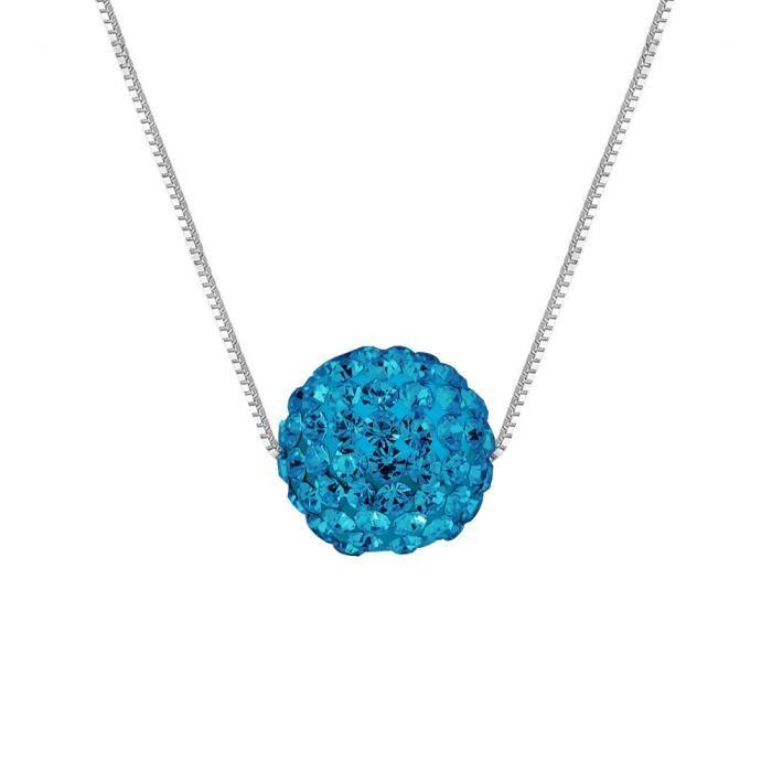 Necklace - LOVA LOLA VAN DER KEEN - Genuine Crystal - 925 Sterling Silver - 42 Cm - Women's Jewelry