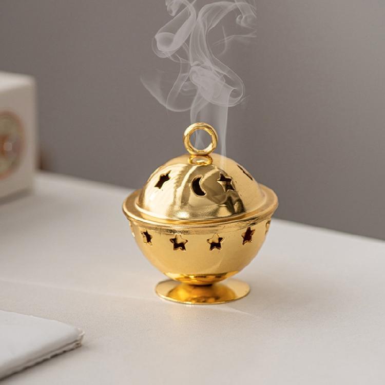 Держатель для благовоний Конусные благовония Держатель для благовоний Металлический кадило Орнамент Духовный Ароматерапия Медитации Подарок