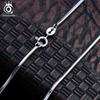 ORSA JEWELS Итальянская 925 пробы Стерлинговое серебро 8-гранная Змеиная Цепь Ожерелье Стерлинговое серебро Мужские Ожерелья Цепи для Женщин SC19-P
