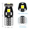 10 шт. T10 Led Canbus W5W светодиодные лампы 168 194 6000K белая сигнальная лампа купольная лампа для чтения номерного знака освещение салона автомобиля авто 12 В
