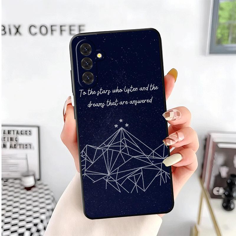 Мягкий чехол для телефона A Court of Mist Fury VELARIS City для Samsung A17 A37 A57 A16 A26 A36 A56 A15 A25 A35 A55 A14 A24 A34 A54 A13 A2