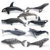 Модели морских животных: Синий Кит, Серый Кит, Пятнистый Дельфин, Кашалот, Косатка - Образовательная Игрушка