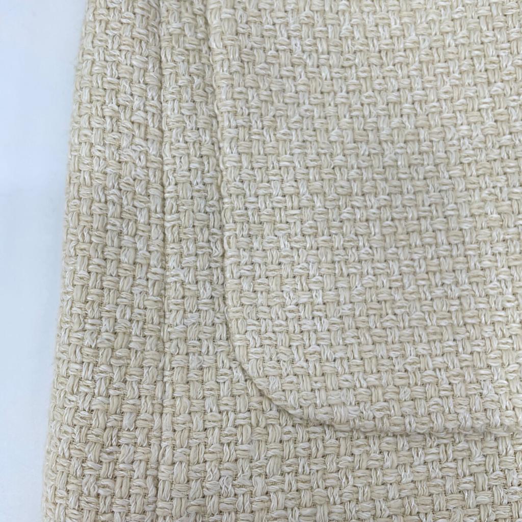 Gucci 674332 Бежевый Золотой Пуговица Без воротника Твидовый пиджак Пиджак 36 бежевыйБ/у