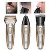 Бритва три в одном, электрик, многофункциональная машинка для резки головки 3 в 1, машина для стрижки волос в носу, многоцелевой тример для челюсти, бороды, бритья подбородка