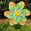 Colorful Traditional Windmill PVC Standing Lawn Flower Pinwheel  Outdoor Party Picnic Decor
