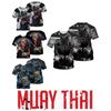Футболки с 3D-принтом для тайского бокса, смешанных боевых искусств, унисекс, для мужчин и женщин, модные, для улицы, с круглым вырезом, с коротким рукавом, для детей и мальчиков, футболки, топы, бокс, бык, собака