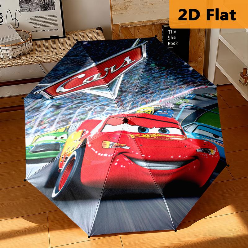 1pc Lightning McQueen umbrella Portable 8-rib structure suitable for all seasons, home, travel, outdoor umbrella