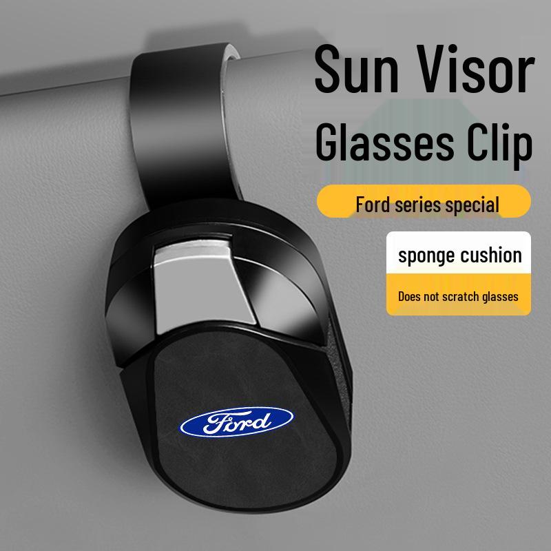 Ford Edge, Escape, Mondeo EVOS, Explorer, Focus, Territory Зажим-бокс для очков в автомобиле