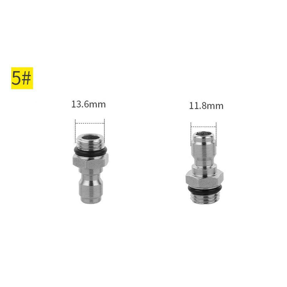 Адаптер для быстрого подключения 1/4 дюйма-разъем для мойки высокого давления автомобиля для чистки автомобиля 1 # ~ 19 #