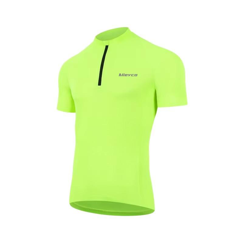 Mens Cycling Jersey Short Sleeve Quick Dry Breathable Mountain Road Bike Sportswear Top Quality Performance Apparel