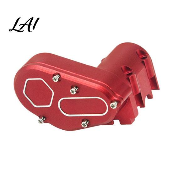 Precision Crawler Transmission System Metal Worm Gear Case for 1/24 Axial SCX24 Crawler Aluminum Rc Car Electronic Equipment Mounting CNC with Gears