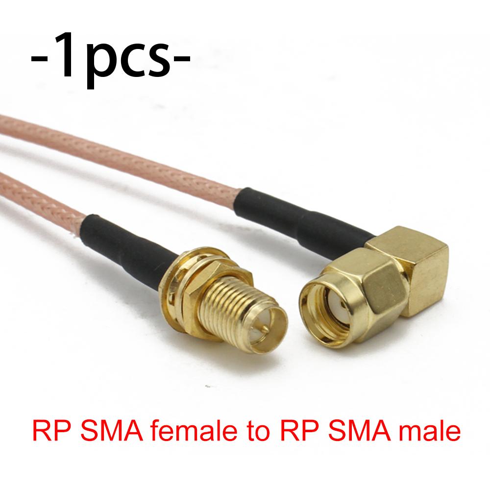 RG316 SMA to SMA / RP-SMA RF Coaxial Cable Male Plug to Female Jack Bulkhead Crimp Extension Pigtail Jumper Wire Plug Connectors 4