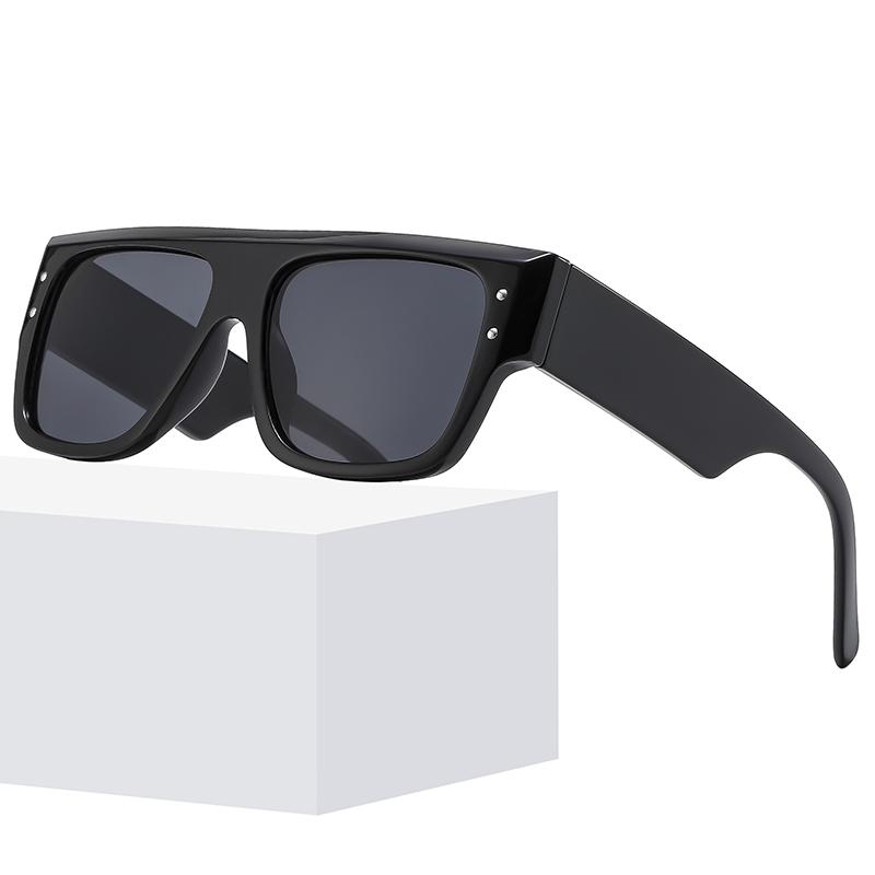 1/3Pcs Classic Women Rice Nail Frame Sun Glasses New Fashion Square Eyeglasses Wide Leg Design Sunscreen Sunglasses Female