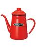 Coffee Narrow Pot, Enamel, Mouth, 1L, Red, #52111