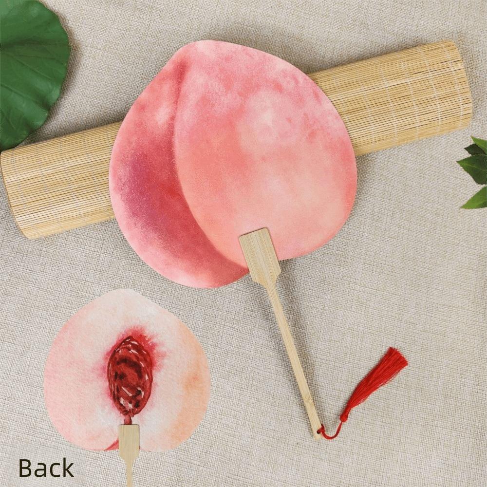 Cartoon Fruit Fruit Fan Multicolor Circular Fan Creative Handheld Fan Summer Season