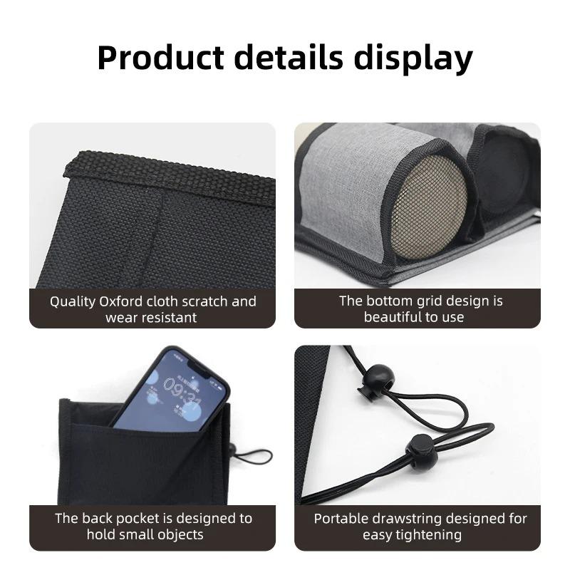 1PC Luggage Travel Cup Holder Oxford Cloth Free Hand Luggage Drink Bag Portable Travel Cup Storage Bag Fits All Suitcase Handles