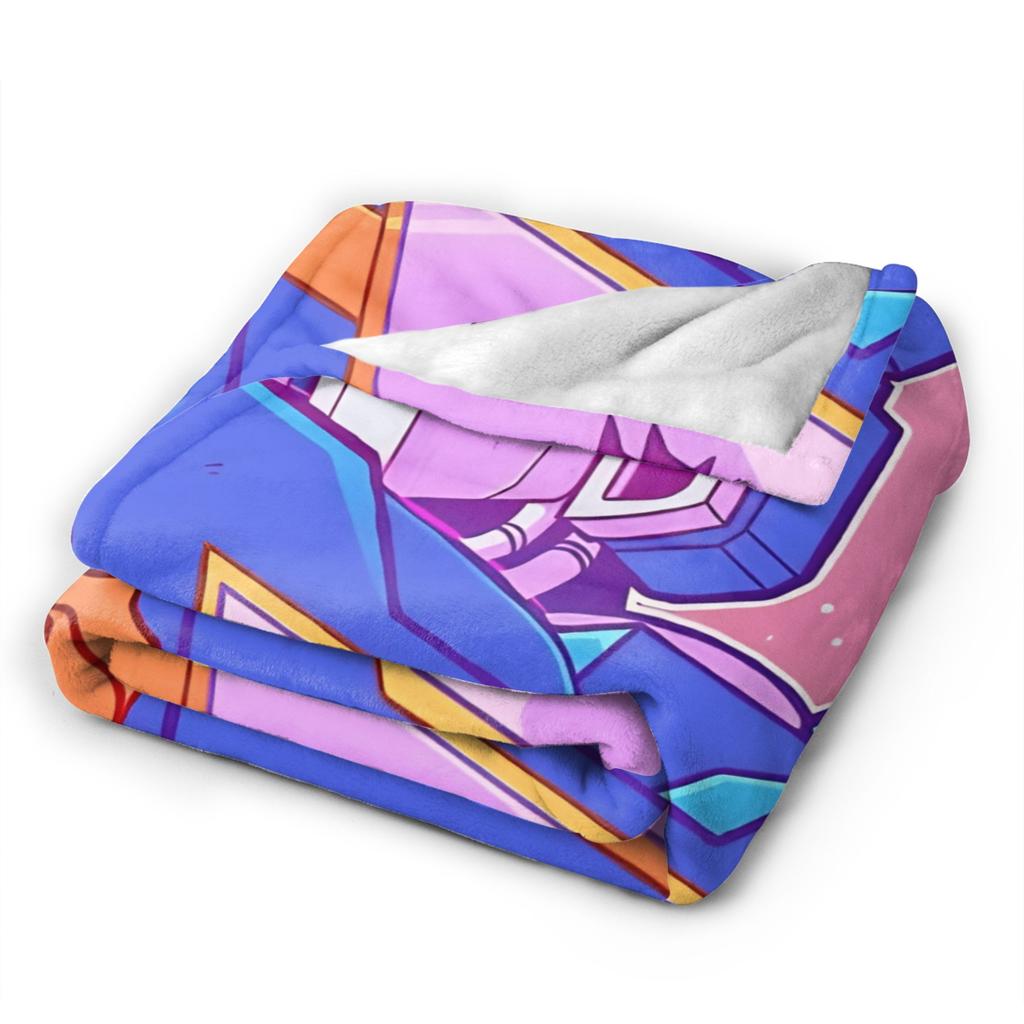 T-Transformers Soundwave Plush Blanket Boy Girl  Flannel Throw Blanket For Couch Chair Soft Custom Quality Bedspread Gift