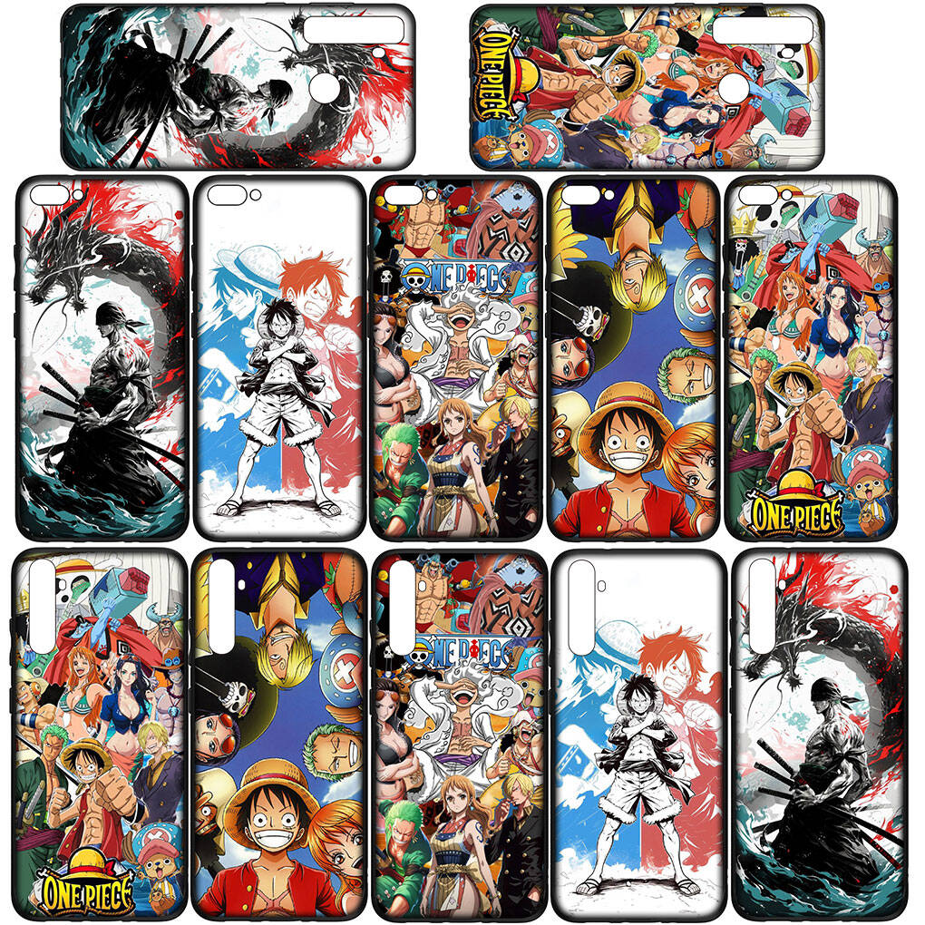 Чехол для телефона для iPhone 17 15 16 Plus X Redmi Note 14 12 11 13 Pro Max Huawei P30 P20 Lite OPPO A60 A40 A80 A54 Обои Luffy One Pieces Roronoa Zoro