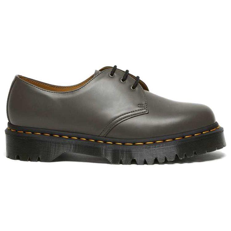 Dr. Martens Unisex 1461 Bex Smooth Leather Oxford Shoes Khaki Grey 27141481