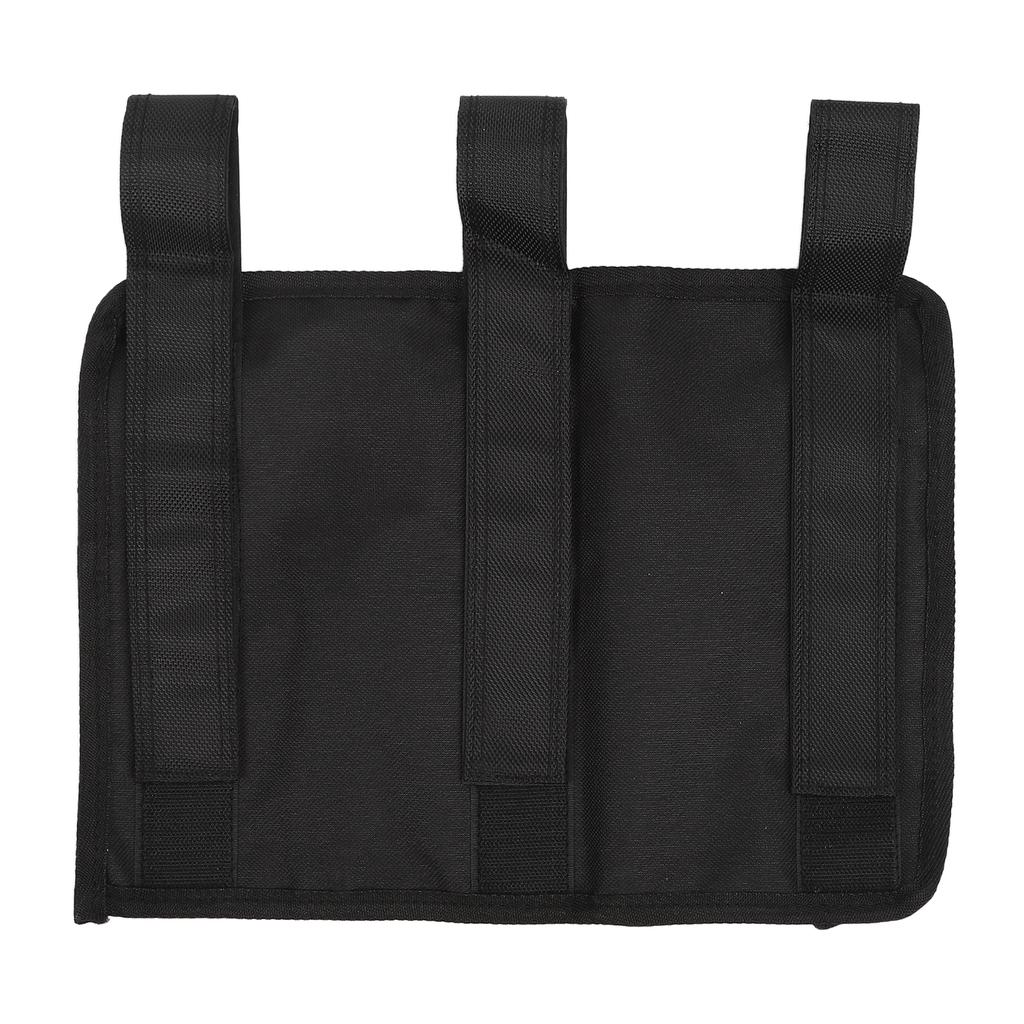 Прикроватная сумка для хранения Нейлоновый подвесной органайзер с карманами на бортик кровати для общежитий колледжей, больниц, детской кроватки, черный