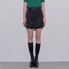 Playboo Twill Layered Skirt Pants Black