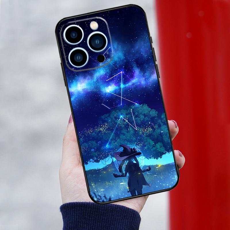 Anime Game Genshin Impact Phone Case For iPhone 15 16 Pro Max 12 13 Mini 11 14 Pro Max XR 16 15 Plus 16e Back Cover