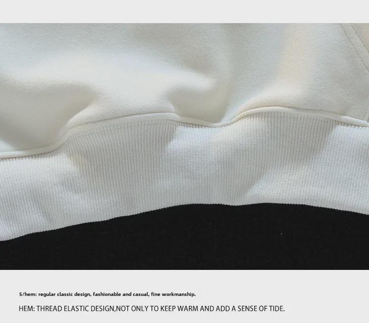 Женская осенняя повседневная толстовка с капюшоном с вышитым изображением пушистого щенка - свободный крой, длинный рукав, стиль для пары