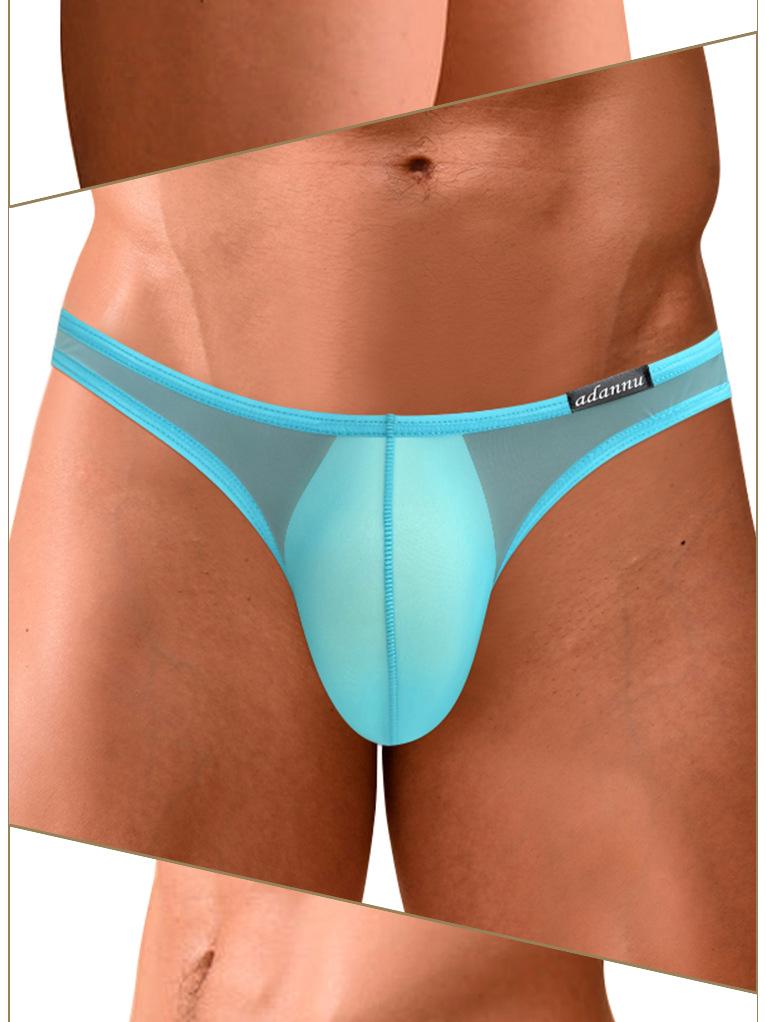 Черная серия: Прозрачные трусики с заниженной талией и дышащим мешочком