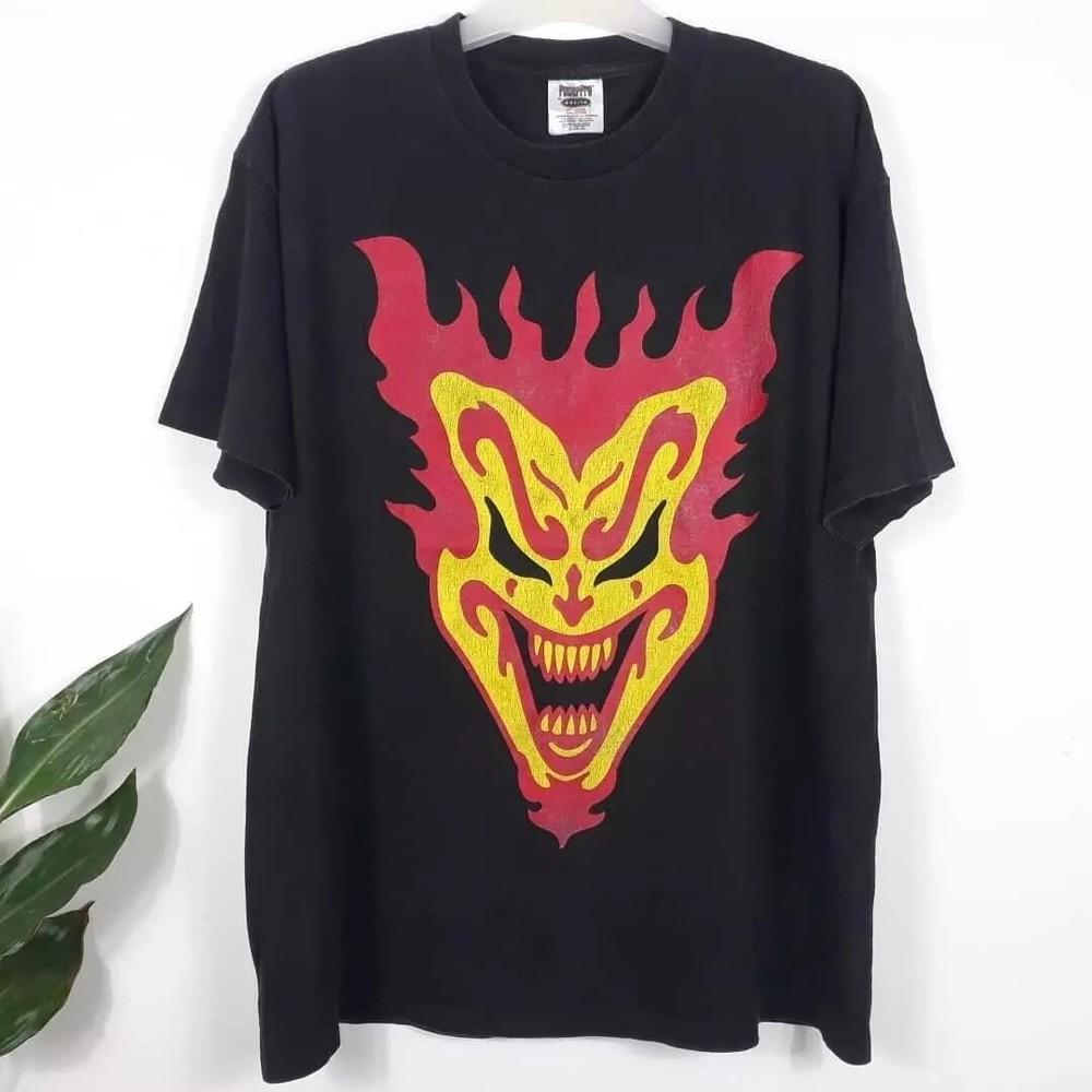 Insane Clown Posse Футболка унисекс с графикой, черная, с коротким рукавом, репринт
