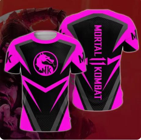 Mortal Kombat 11 T-shirt fighting game elements 3D print T-shirt top fashionable summer for women and men